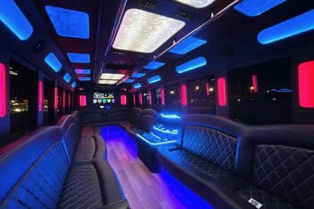 Longmont Limousine Bus Interior