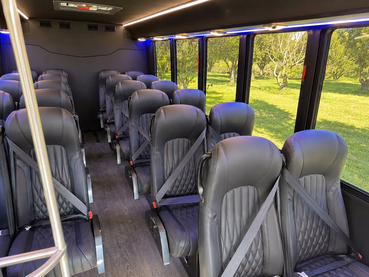 18 passenger minibus inside