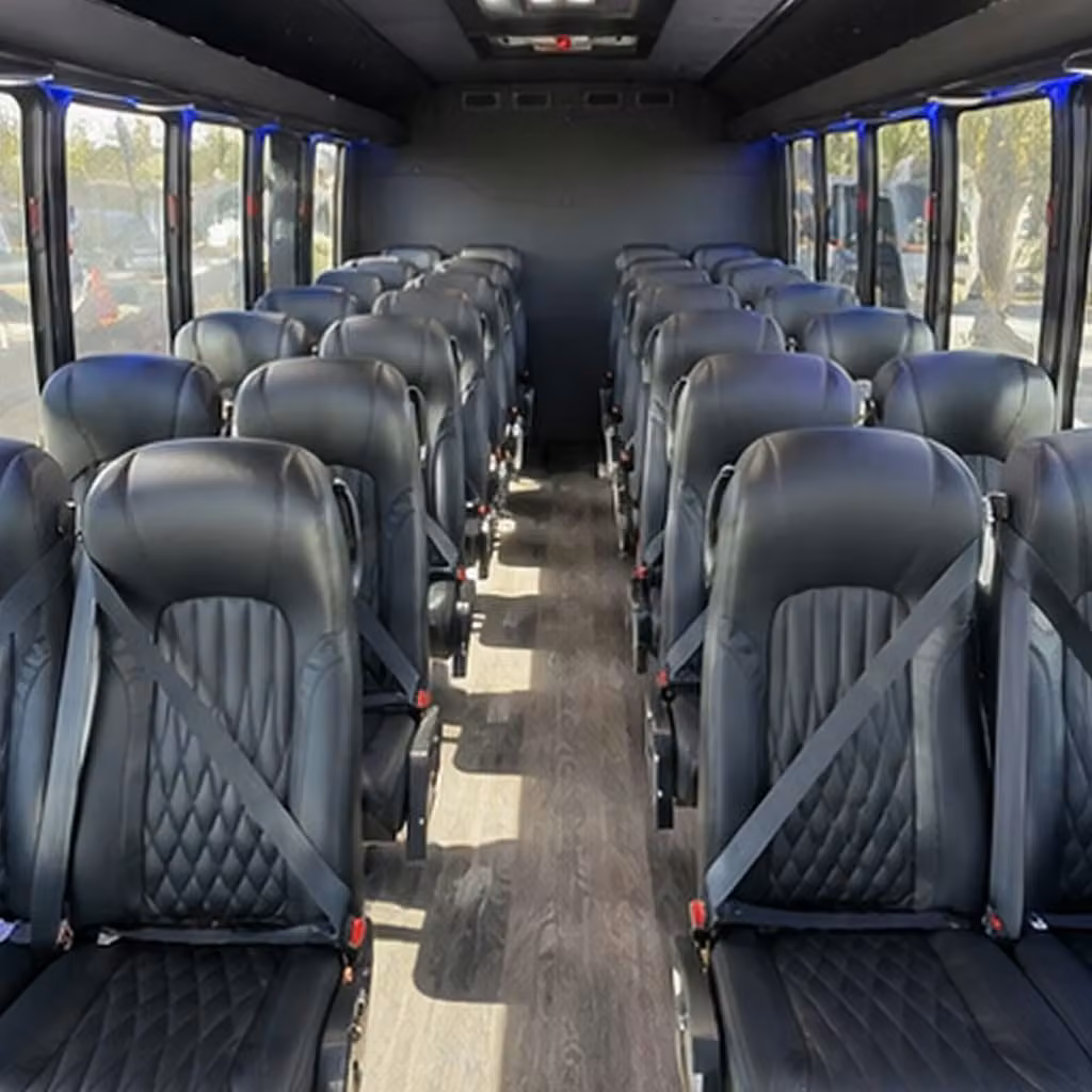 35 passenger minibus inside