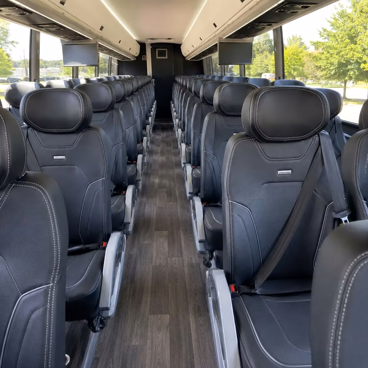 longmont charter bus interior gallery