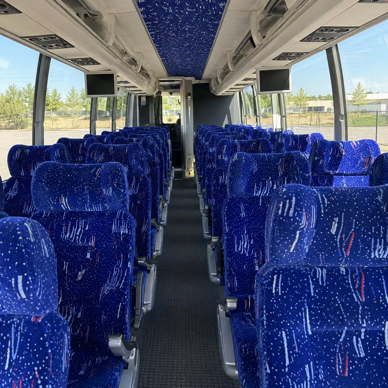 longmont charter bus interior