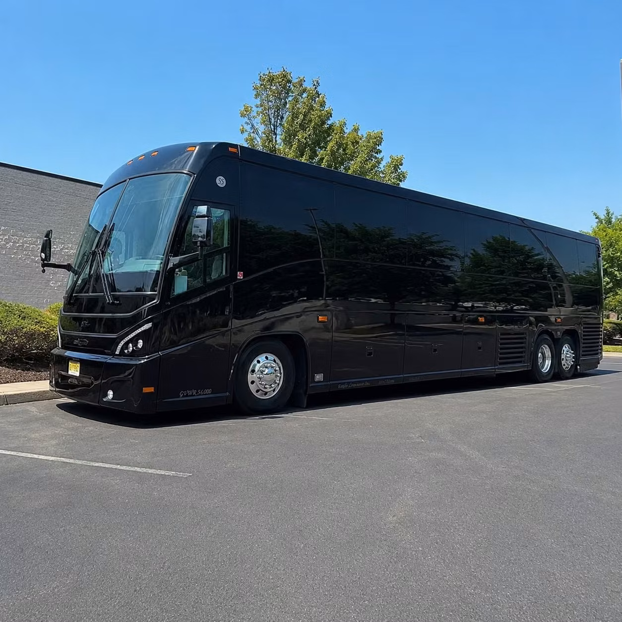 longmont charter bus rental exterior